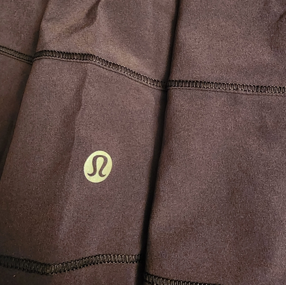 All black Lululemon Pace Rival mid-rise tennis skirt size 4 - Picture 7 of 11